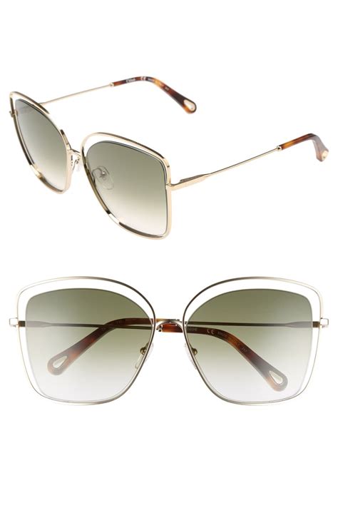 chloe sunglasses discount|chloe 60mm halo frame sunglasses.